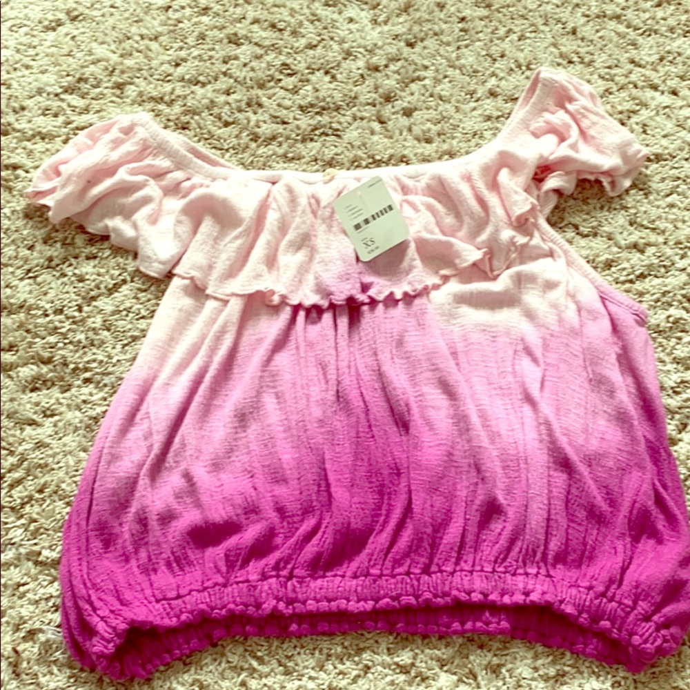 Off the shoulder free people top